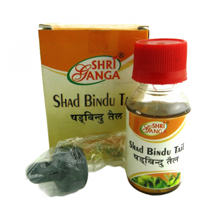 Шадбинду Таил масляные капли в нос 50 мл Шри Ганга Shadbindu tail Shri Ganga