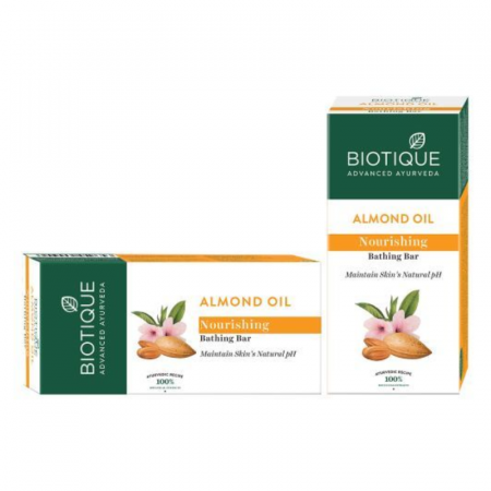 Мыло  Био Миндальное Масло Биотик 150 г. Bio Almond Oil Nourishing Body Soap Biotique