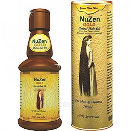 Масло для волос Голд Хербл НуЗен 100 мл Gold Herbal Hair oil NuZen