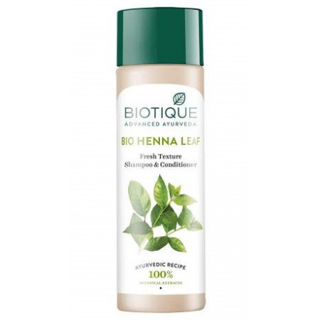 Шампунь-Кондиционер Био Хна Биотик 190 мл Bio Henna Leaf Fresh Texture Shampoo & Conditioner Biotique