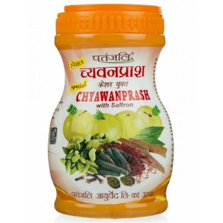 Чаванпраш Патанджали с шафраном 1 кг  Chyawanprash Patanjali