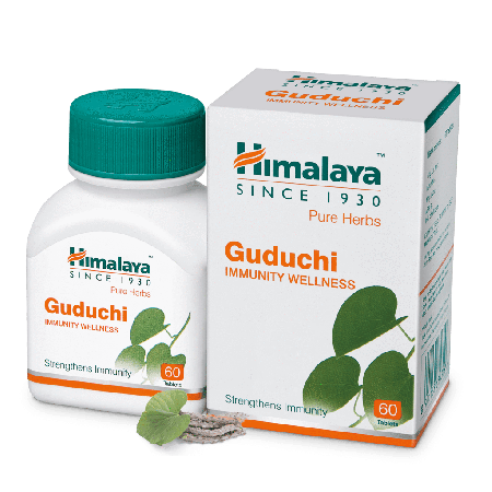 Гудучи (амрут, гилой) Гималая  60 таблеток Guduchi Himalaya иммуномодулятор