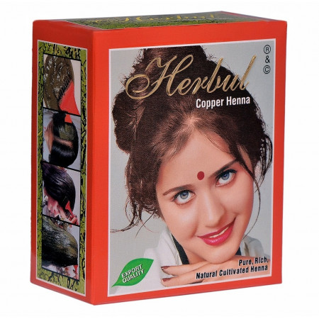 Натуральная Хна для волос Медная Хербул 60 гр Copper Herbul