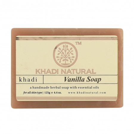 Аюрведическое мыло с Ванилью Кхади 125 г. Vanilla Soap Khadi