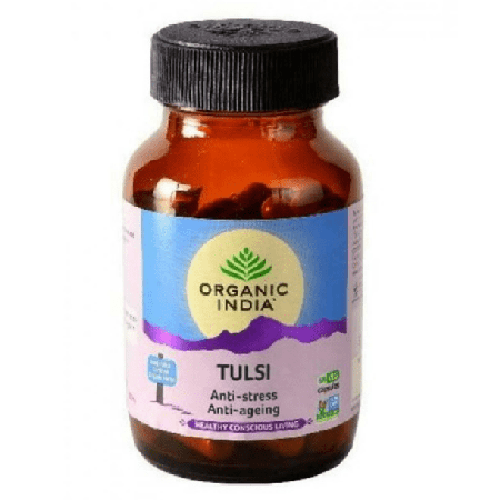 Тулси Органик Индия Антистресс и омоложение 60 капсул Tulsi Organic India
