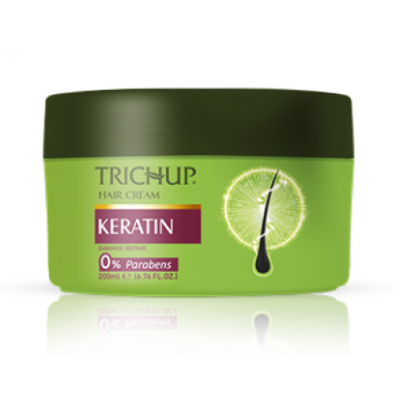 Крем для укладки волос Восстанавливающий с Кератином Тричуп 200 мл. Trichup Cream Keratin Damage Repair VASU