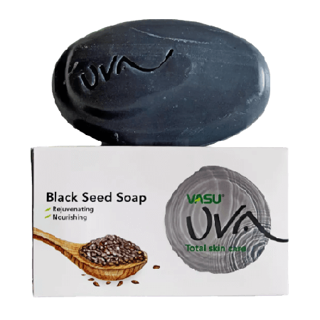 Мыло с Чёрным Тмином 125г. Black Seed Soap Rejuvenating, Nourishing Total Skin Care VASU Trichup