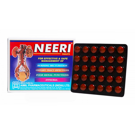 Неери  Амилот камней в почках и моче-половых инфекций 30 таб Neeri Tab Aimil