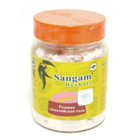 Гималайская розовая соль Сангам Хербалс 120 гр. Sangam Herbals
