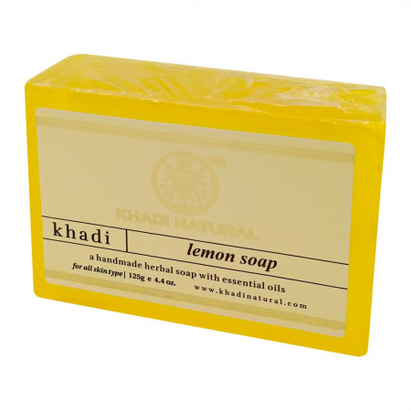 Аюрведическое мыло с Лимоном Кхади 125 г. Lemon Soap Khadi