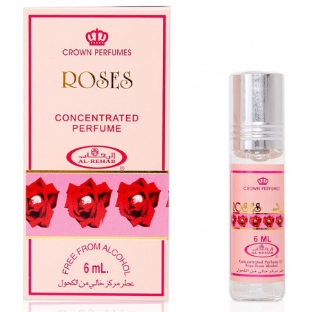 Арабские масляные духи Розы 6 мл Perfumes Roses Al-Rehab