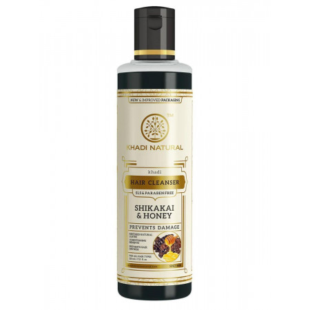 Травяной шампунь Кхади Шикакай и Мёд 210 мл Khadi Herbal Shampoo Shikakai & Honey
