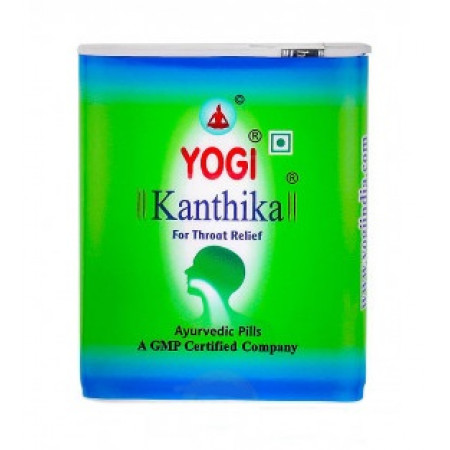 Гранулы Йоги Кантика от боли в горле и для свежего дыхания Yogi Kanthika