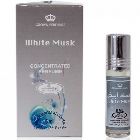 Арабские масляные духи Белый Муcк 6 мл Perfumes White Musk Al-Rehab