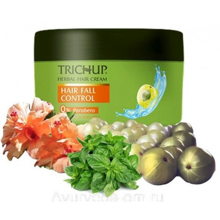 Крем для укладки и против выпадения волос Тричуп 200 мл. Trichup Herbal Cream Hair Fall Control VASU