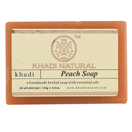 Аюрведическое мыло с Персиком Кхади 125 г. Peach Soap Khadi