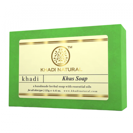Аюрведическое мыло Ветивер Кхади 125 г. Khus Soap Khadi