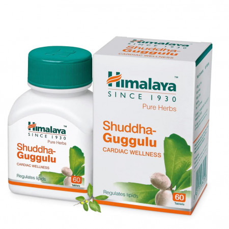 Шуддха Гуггул Гималая 60 таблеток Shuddha Guggulu Himalaya