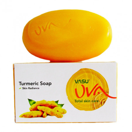 Мыло с Куркумой 125г Turmeric Soap Skin Radiance Total Skin Care VASU Trichup