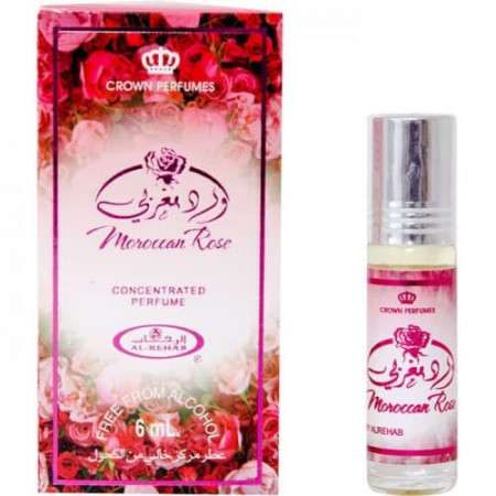 Арабские масляные духи Марокканская роза 6 мл Perfumes Moroccan Rose Al-Rehab
