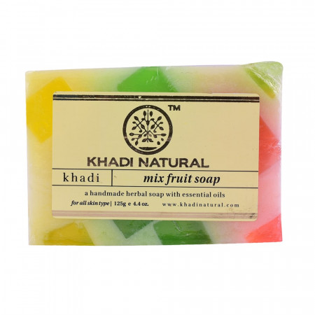 Аюрведическое мыло Фруктовый Микс Кхади 125 г. Mix Fruit Soap Khadi