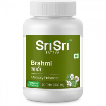 Брахми (Брами) Тоник для мозга Шри Шри Аюрведа 60 таб. Brahmi Sri Sri Ayurveda