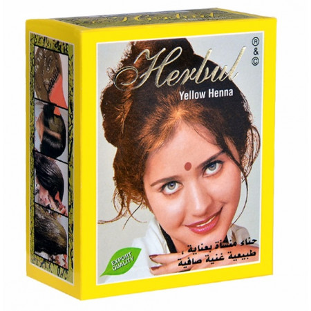 Натуральная Хна для волос Желтая Хербул 60 гр Yellow Herbul