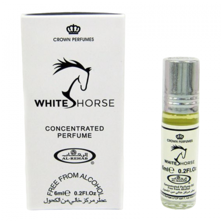 Арабские масляные духи Белая лошадь 6 мл Perfumes White Horse Al-Rehab 