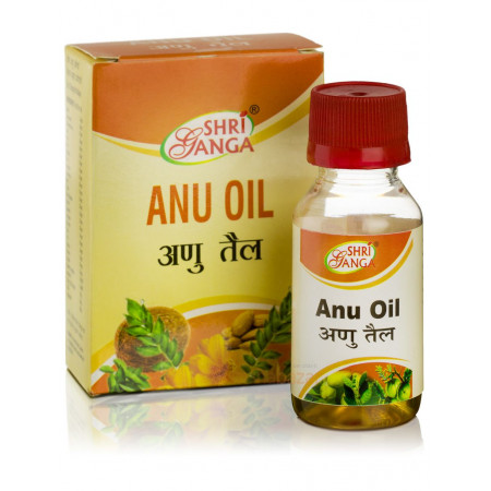 Капли для носа Ану Оил Шри Ганга 50мл Anu oil Shri Ganga