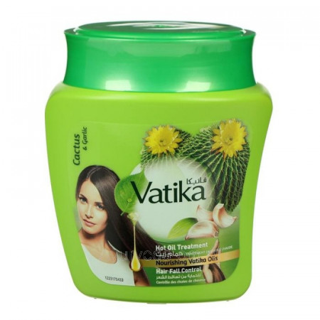 Маска для волос Имбирь и Кактус - от выпадения волос 500 г CACTUS AND GERGIR Hair Fall Control Mask Dabur Vatika 