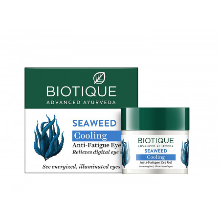 Гель для кожи вокруг глаз Био Водоросли Охлаждающий Биотик 15гр. Biotique Bio Seaweed Cooling Anti-Fatigue Eye Gel
