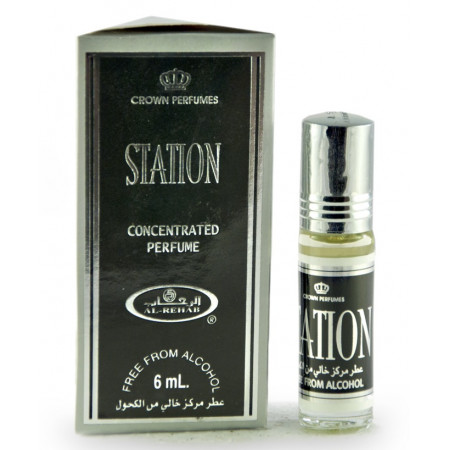 Арабские масляные духи Стэйшн 6 мл Perfumes Station Al-Rehab
