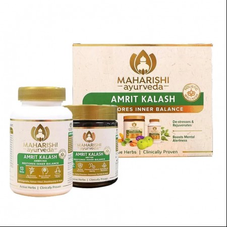 Амрит Калаш Махариши Аюрведа - антиоксидант (60 таб. + 600 г паста) Amrit Kalash Maharishi Ayrveda