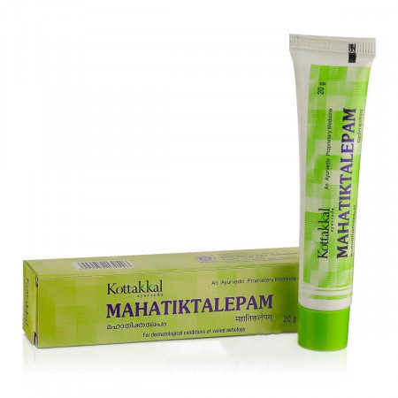 Махатикталепам Коттаккал для лечения болезней кожи 20 г Mahatiktalepam Kottakkal Ayurveda