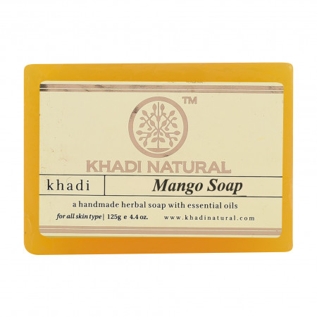 Аюрведическое мыло Манго Кхади 125 г.Mango Soap Khadi