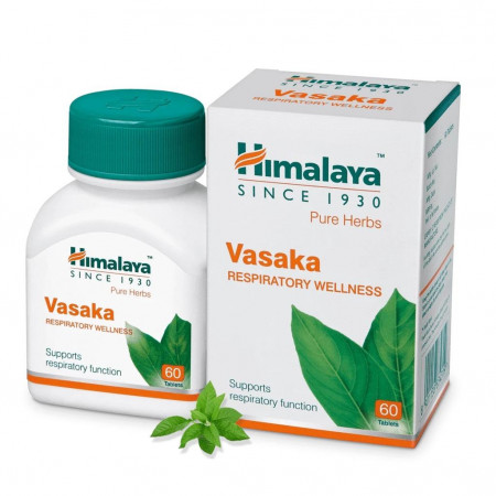 Васака Гималая  60 таблеток Vasaka Himalaya от кашля