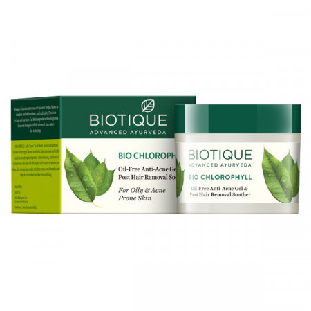 Гель для лица Био Хлорофилл Биотик 50г. Biotique Bio Chlorophyll Oil Free Anti-Acne Gel