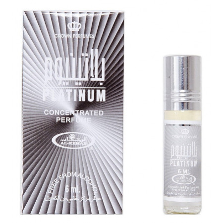 Арабские масляные духи Платинум 6 мл Perfumes Platinum Al-Rehab