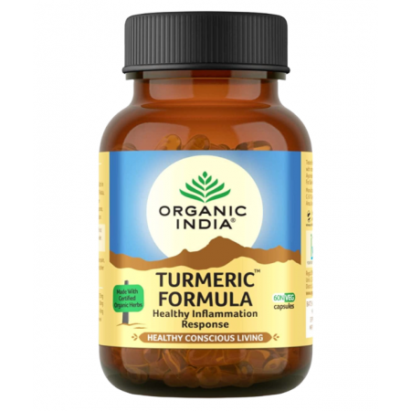 Турмерик (Куркумин) Органик Индия 60 капсул Turmeric Formula Organic India
