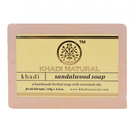 Аюрведическое мыло с Сандалом Кхади 125 г. Sandalwood Soap Khadi