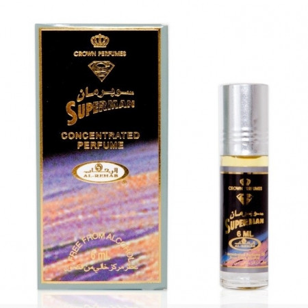 Арабские масляные духи Супермен Аль Рехаб 6мл. Perfumes Superman Al-Rehab