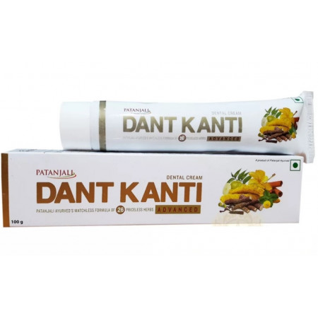 Зубная паста Дант Канти Адвансед 100 гр. Patanjali Dant Kanti Advanced Toothpaste