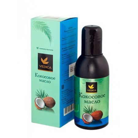 Натуральное Кокосовое масло Веда Ведика, 100мл., Veda Vedica (Pure coconut oil)