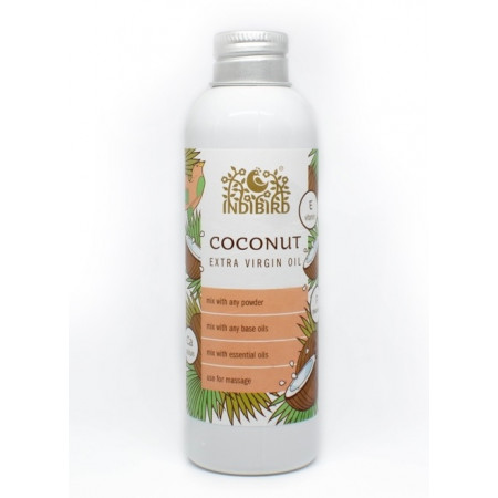 Масло Кокос первый холодный отжим (Coconut Oil Extra Virgin) 150 мл Indibird
